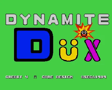 Dynamite Dux screen shot title